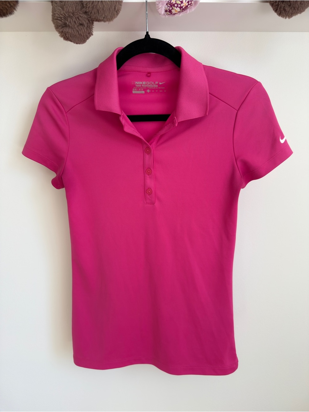 Nike Golf Tour Performance Dri-FIT Polo – Hot Pink XS